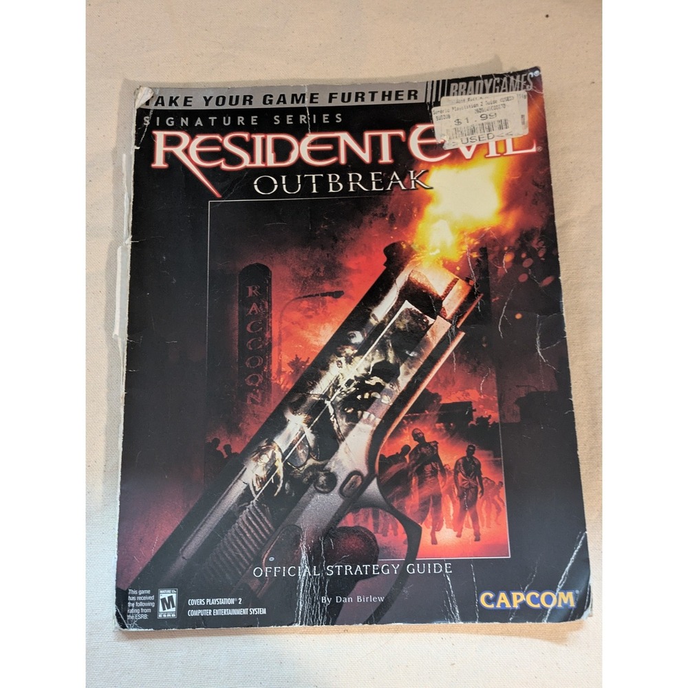 Resident Evil Outbreak PS2 Strategy Guide BradyGames Signature Series Dan Birlew
